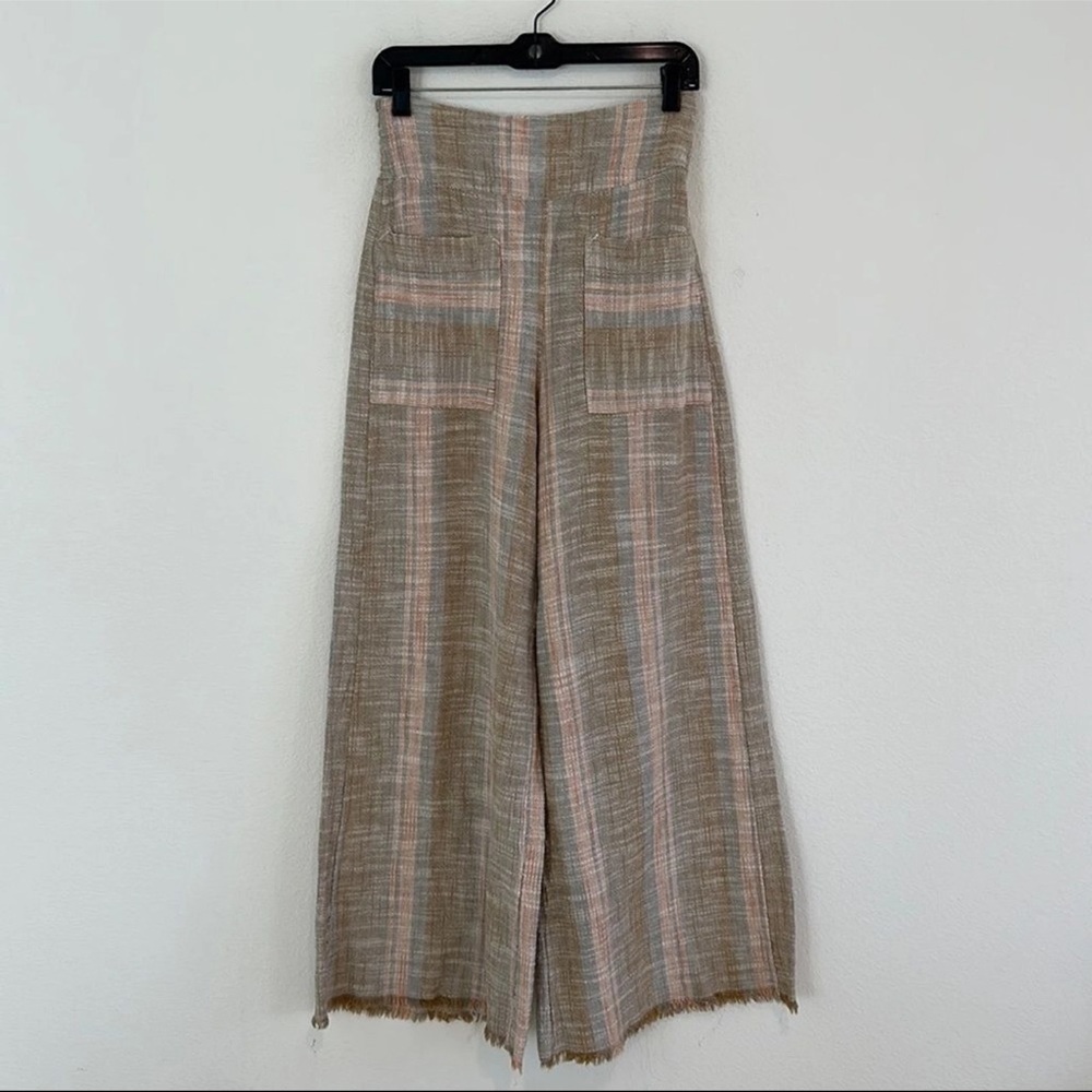 Free People Moonlight Pull-on Linen blend pant